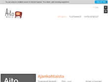 Tablet Screenshot of aitomedia.fi